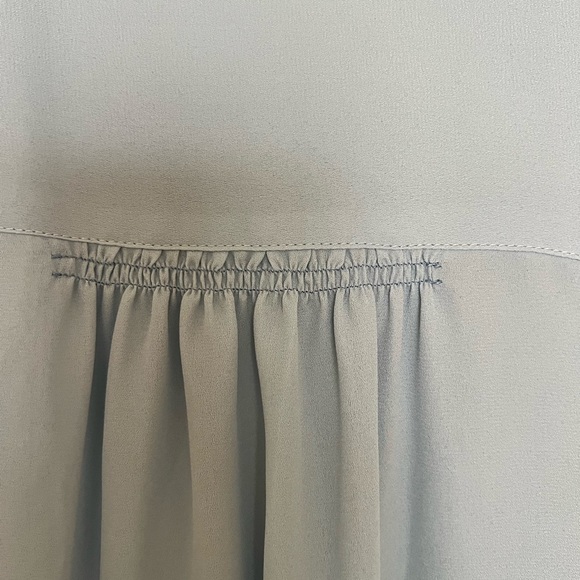 3 x Mango Buttoned Down Blouses, Blue, Sky Blue and Light Lilac, Size XS - Picture 5 of 11